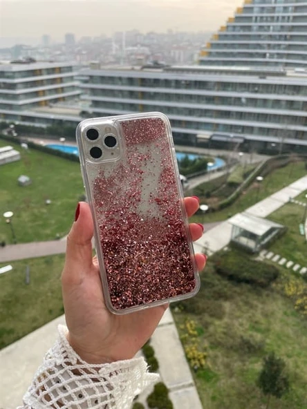 Apple iPhone 14 Kılıf Water Shining Kapak Rose Gold ürün görseli 1