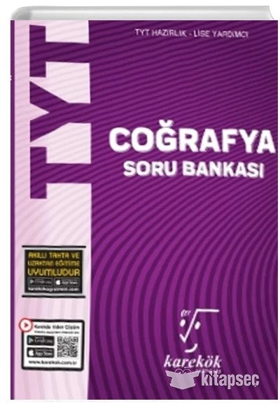 TYT Coğrafya Soru Bankası Karekök Yayınları ürün görseli 1