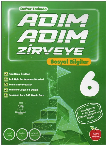 Newton Yayınları 6. Sınıf Adım Adım Zirveye Sosyal Bilgiler ürün görseli 1