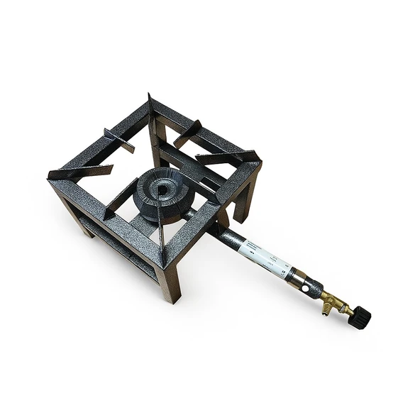 Yek Outdoor Yüksek Isılı Mini Kare Volkan Ocak 20x20cm - Yer Ocağı