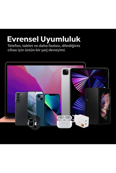 Spigen Essential Wall Charger 47W Usb-C Hızlı Şarj Adaptörü Beyaz-ACH08707 - 8