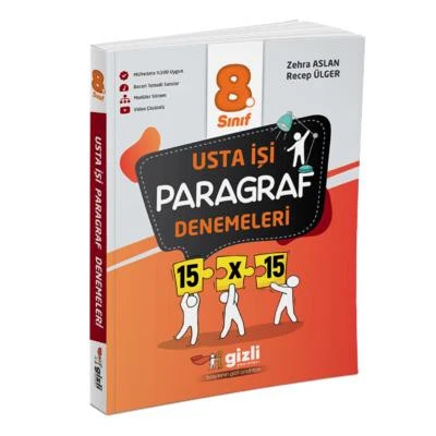 GİZLİ YAYINLARI 8. Sınıf LGS Usta İşi Paragraf Denemeleri ürün görseli