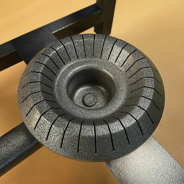 Yek Outdoor Yüksek Isılı Kare Volkan Ocak 33x33cm - Yer Ocağı - 3