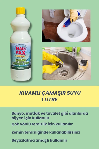 KIVAMLI ÇAMAŞIR SUYU 2 x 1lt - 2
