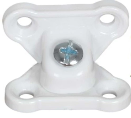 Açılı T Bağlantı Çektirme Beyaz Plastik Köşe Birleştirme Kelebek Bağlantı (20 Adet) ürün görseli