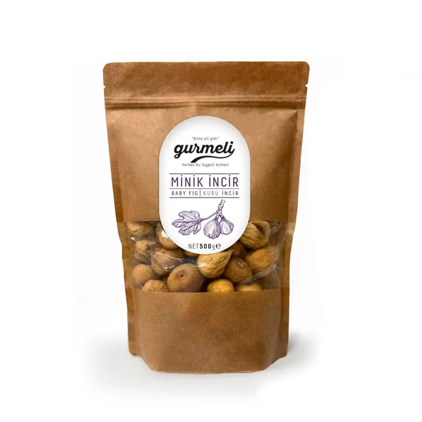 AHSAF MİNİK KURU İNCİR 500 GR ürün görseli