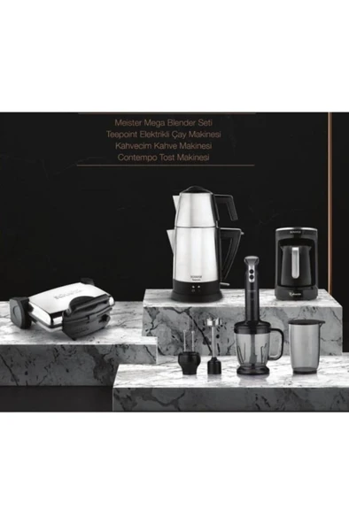 Kea Elektro Mega 4'lü Çeyiz Seti Ev Aletleri Mutfak Inox ürün görseli