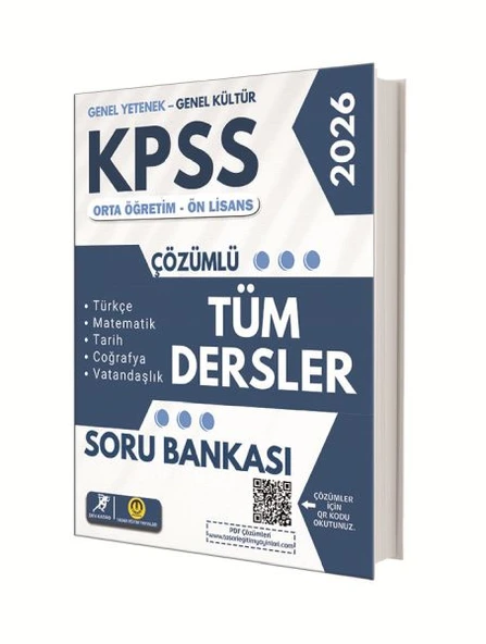 Tasarı Yayınları Kpss Orta Öğretim-Ön Lisans Soru Bankası ürün görseli