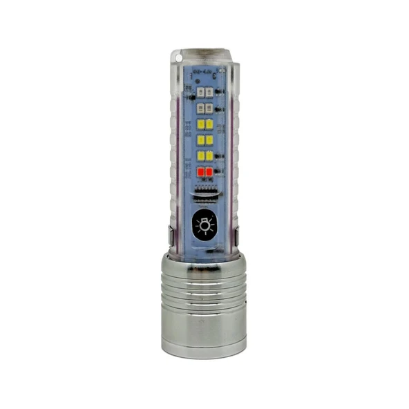 Panther 2000 Lümen USB Şarjlı UV El Feneri PT-8440 - 2