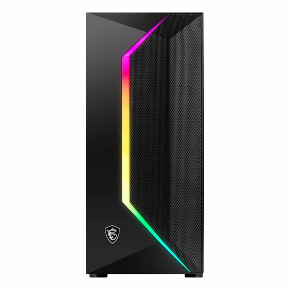 MSI MAG Vampiric 100R USB 3.2 RGB ATX Mid Tower Siyah Kasa - Resim 2