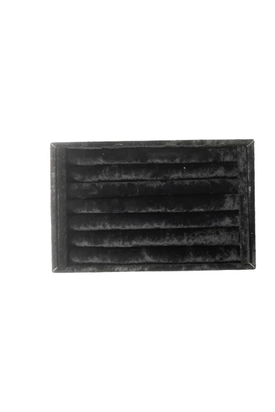 Süet Kumaş Siyah Renk 22,5/14,5 Cm Sosisli Yüzük Standı - Resim 4