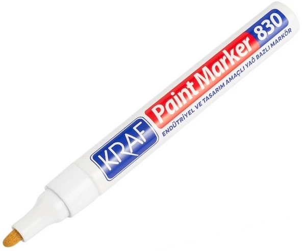 Kraf Paınt Markör 830 Beyaz (10’lu) - 1