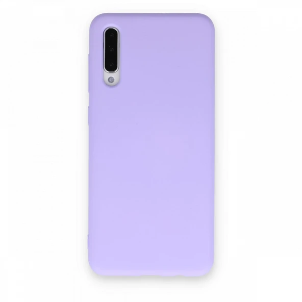Samsung Galaxy A50 Kılıf Hopi Silikon Kapak Lila ürün görseli 1