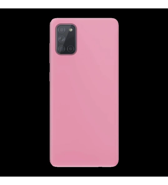 Samsung Galaxy A31 Kılıf Hopi Silikon Kapak Pembe ürün görseli 1