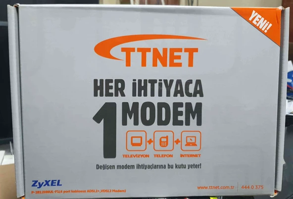 Openwrt yüklü Zyxel P-2812HNUL-F1 VDSL modem 300Mbps - 6