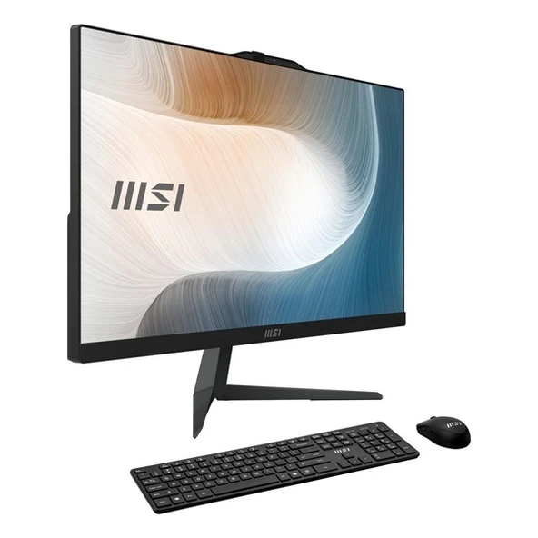 MSI 23.8" MODERN AM242 12M-1896XTR CORE i5 1235U 16GB RAM- 1TB M2 NVME- O/B UHD FDOS - Resim 2