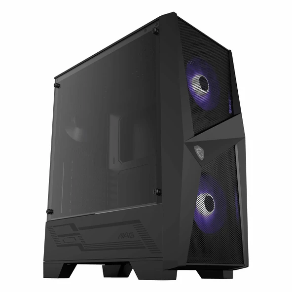 MSI MAG Forge 100M USB 3.2 RGB ATX Mid Tower Siyah Kasa ürün görseli 1