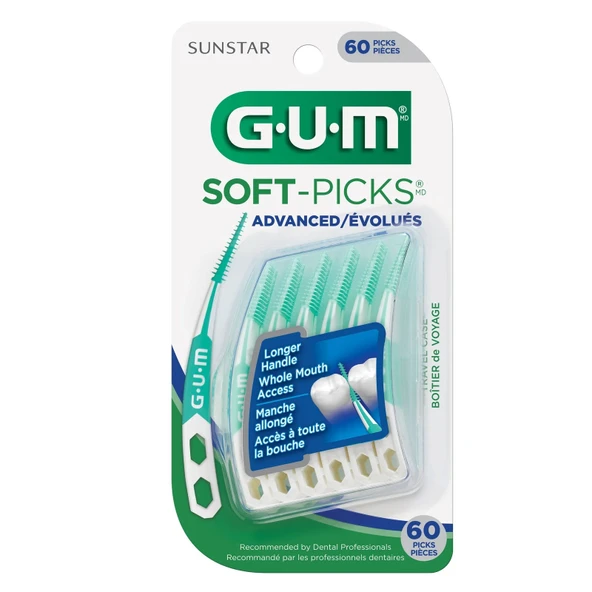 GUM Soft-Picks Advanced Dental Diş İpi Picks 60 ürün görseli