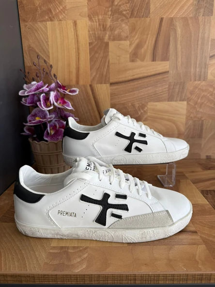 Premiata Beyaz Premium Erkek Ayakkabı ürün görseli 1