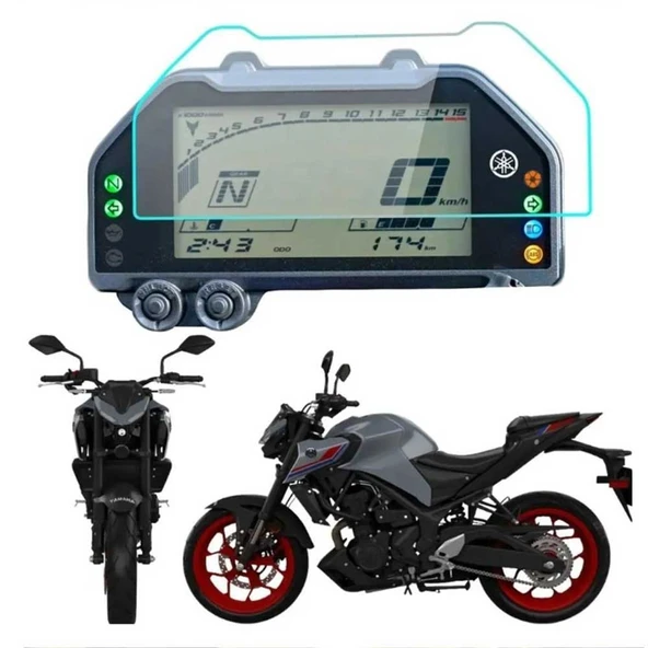 Yamaha MT 25 2020 2024 Gösterge Paneli Nano Ekran Koruyucu - 2