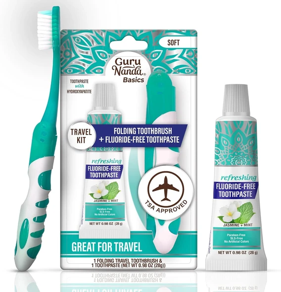Guru Nanda Diş Fırçası+Macunu Seyehat Kiti 28 GR - 1