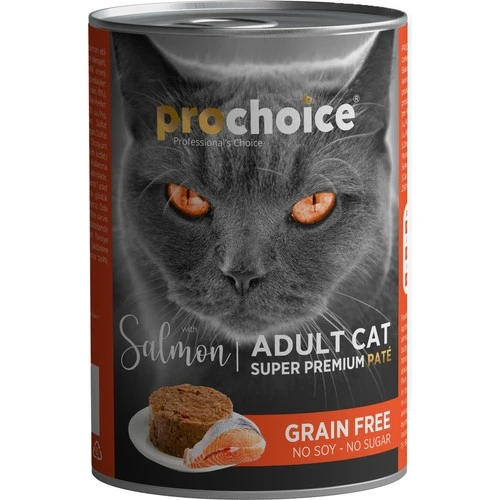 Pro Choice Adult Somonlu Yetişkin Kedi Konservesi 400 Gr ürün görseli 1