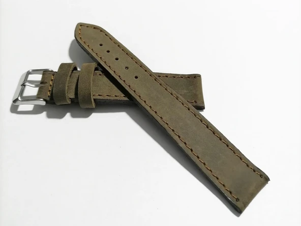 Fado&  Fosil  Uyumlu  Greyzı Deri   Saat Kordonu   18   mm   (287) ürün görseli