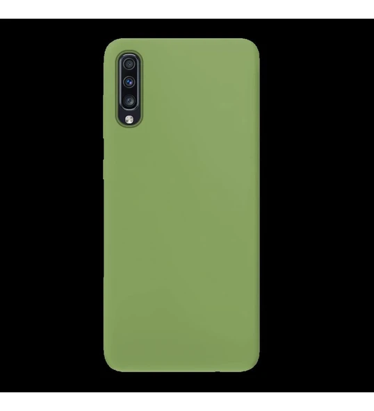 Samsung Galaxy A70 Kılıf Hopi Silikon Kapak Yeşil ürün görseli 1