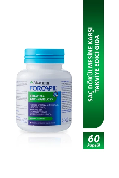 Arkopharma Forcapil Keratin Anti Hair Loss 60 ürün görseli