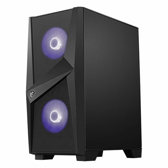 MSI MAG Forge 100M USB 3.2 RGB ATX Mid Tower Siyah Kasa - Resim 3
