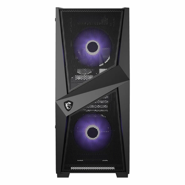 MSI MAG Forge 100M USB 3.2 RGB ATX Mid Tower Siyah Kasa - Resim 2