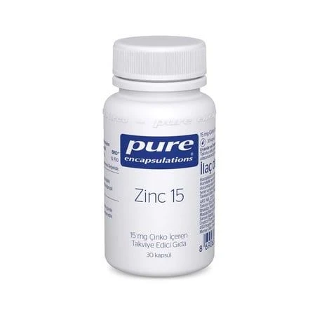 Pure Encapsulations Zinc 15mg 30 Kapsül ürün görseli