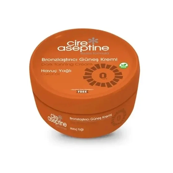 Cire Aseptine Bronzlaştırıcı Güneş Kremi Havuç Yağlı 100 Ml