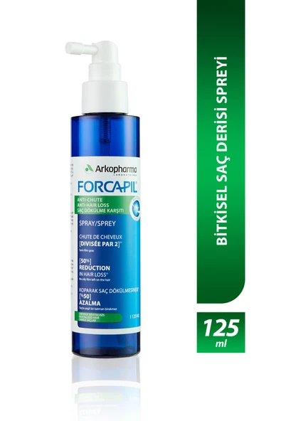 Arkopharma Forcapil Anti-hair Loss Spray – Saç Dökülmesine Karşı Bitkisel Saç Spreyi 125 Ml