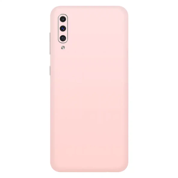 Samsung Galaxy A70 Kılıf Hopi Silikon Kapak Pembe ürün görseli 1