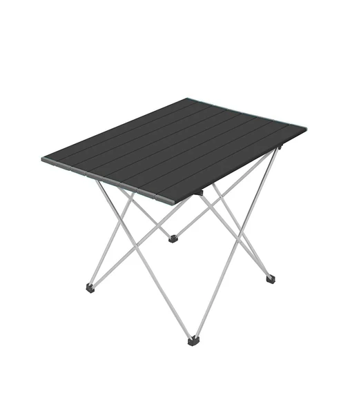 Yek Outdoor Portatif Alüminyum Katlanır Eko Kamp Masası Küçük 56x40x45cm Siyah