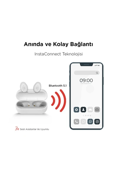 Mojue by ttec TW04 Gerçek Kablosuz TWS Bluetooth Kulaklık - 5