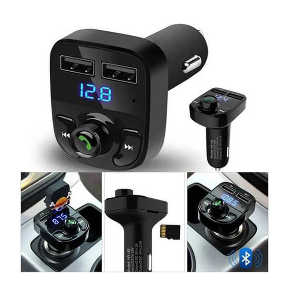 Bluetooth Fm Transmitter Car X8 - 1