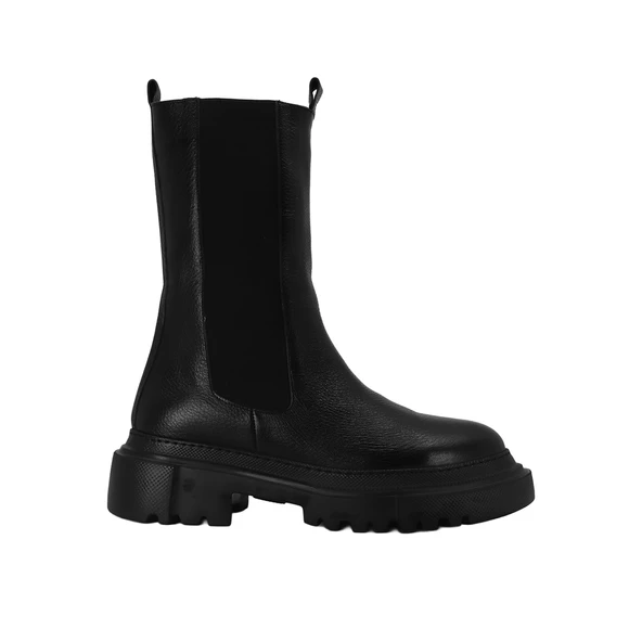 Hobby 26447 Hakiki Deri Kadın Postal Bot - Resim 5