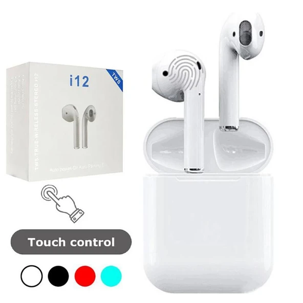 İ12  Wireless Air Bluetooth Kablosuz Kulaklık - 1