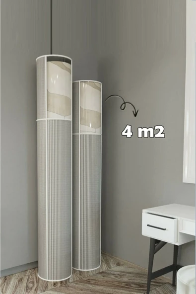 3 Lü Hava Geçiren Özellikli Pvc Pencereli Halı Kılıfı Hurcu (4 M2) - 2