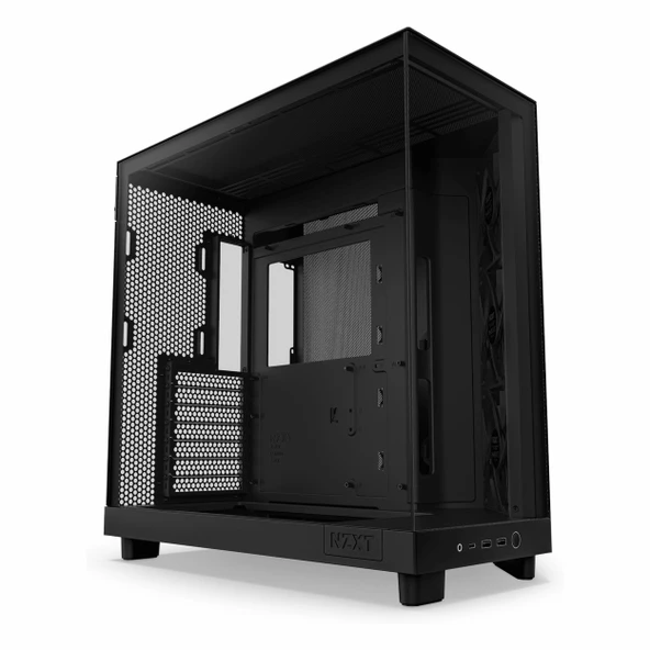 NZXT H6 Flow USB 3.2 ATX Mid Tower Siyah Kasa ürün görseli 1