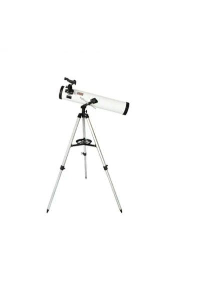 -76x700 Profesyonel Aynalı  Uzay Teleskopu-beyaz - 2