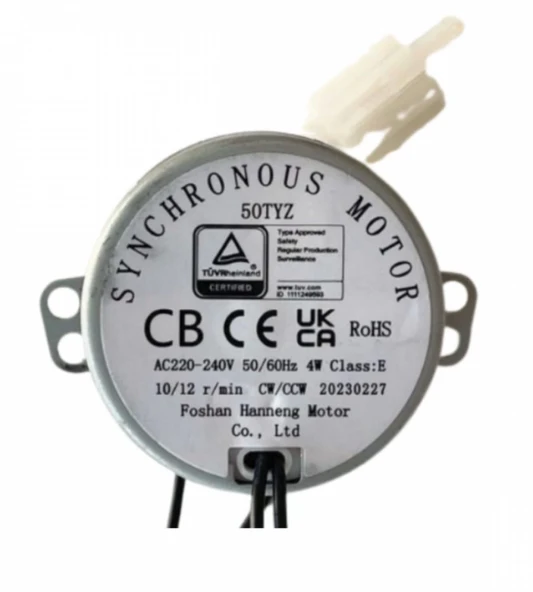 50 Tyz 10/12 Rpm Kuluçka Motoru Viyol Çevirme - 1