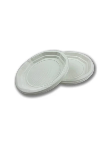 Plastik Tabak 17 cm 50 Li - Resim 2