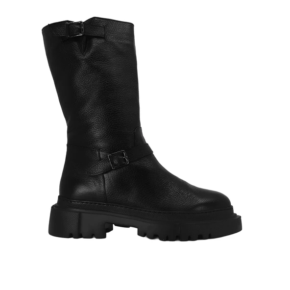 Hobby 26421 Hakiki Deri Kadın Postal Bot - Resim 5