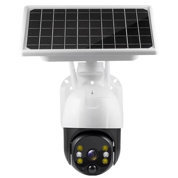 Wifi Uygulamalı Gece Görüşlü Solar Güneş Enerjili Kamera Akıllı Dış Mekan Güvenlik Kamerası - 6
