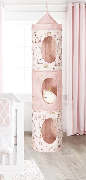 Baby 3 Gözlü Kullanışlı Düzenleyici Çok Amaçlı Organizer Kutu (pembe) - 2