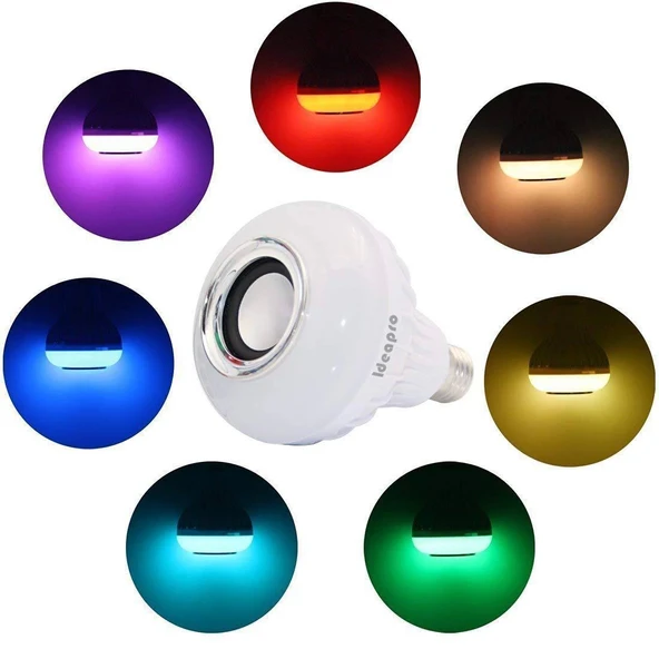 Ampul Şeklinde Kumandalı Bluetooth Hoparlör - 2