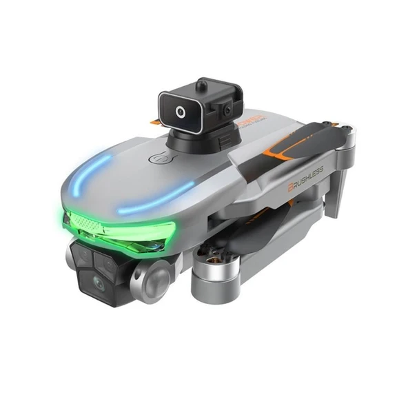 A17 Drone, Katlanabilir, Akıllı 4K Kameralı,360 Derece Roll, Havada Sabitlemeli Yüksek Hızlı Drone - Resim 2